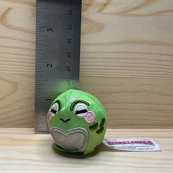 2019 Squeezamals Green Animal Frog Heart Tummy Mini - Picture 4 of 4